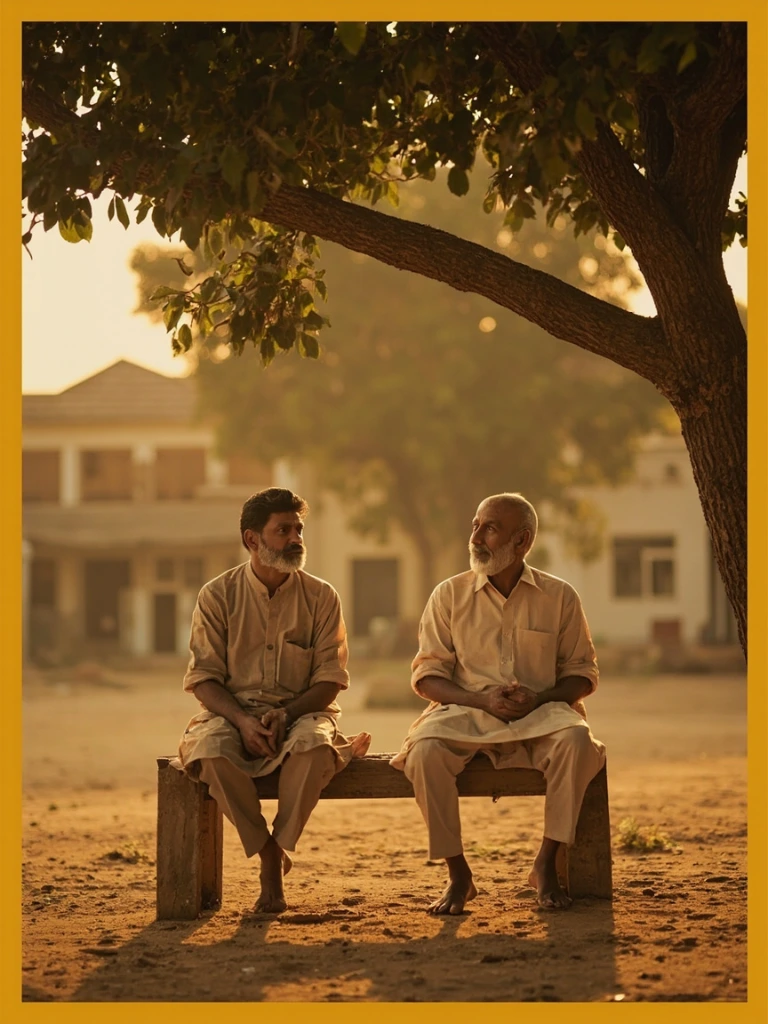 Still from Panchayat Season 4 showing the village of Phulera at dusk