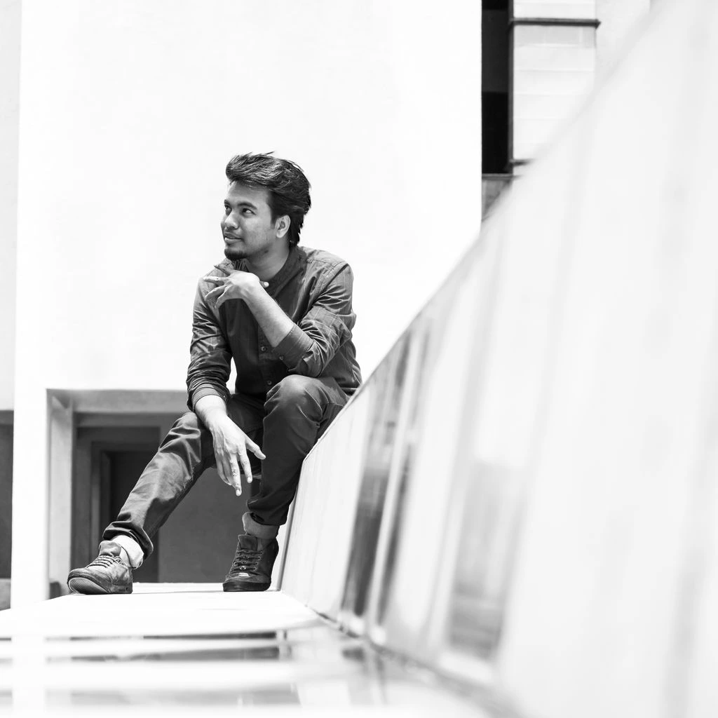 Portrait of Pritam Iyer, Co-founder and South Indian Cinema Editor